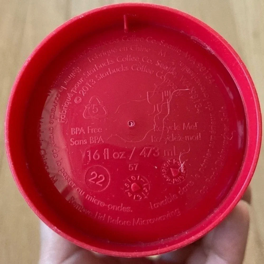 Starbucks 2022 Anniversary Red Mug 16oz Collectible‎ Fandom Coffee Cup Hot Cocoa